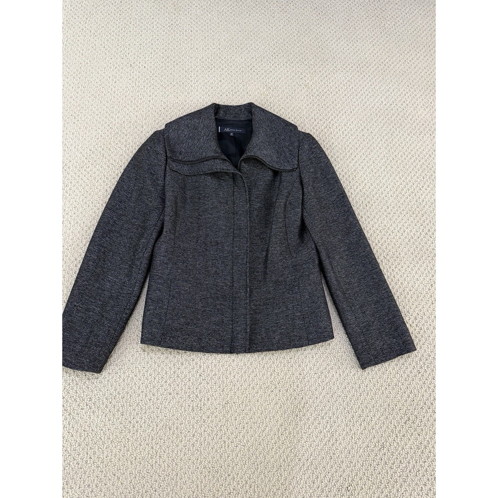 anne klein women wool blend blazer size 6P - Picture 4 of 12